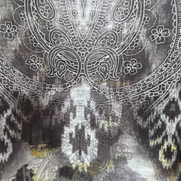 Daytrip Buckle beaded Bandanna Leopard Top like New Size L - Picture 4 of 6